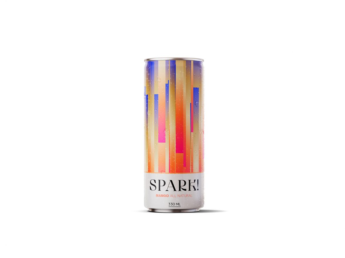 Canette de boisson prébiotique Spark