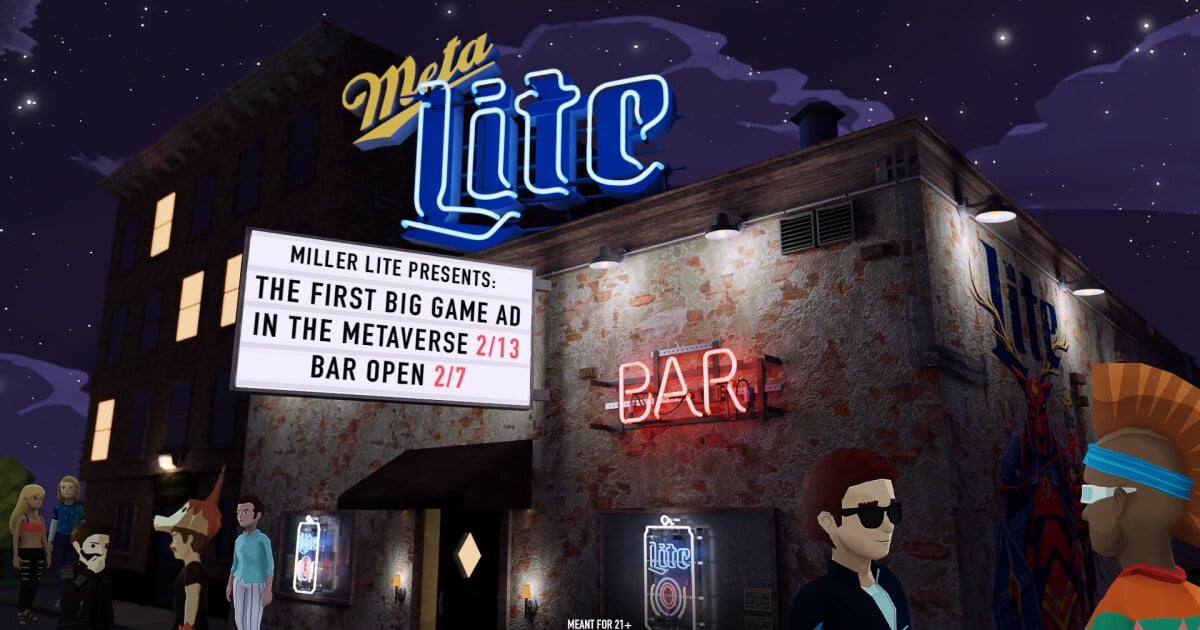 Miller Lite Metaverse Bar