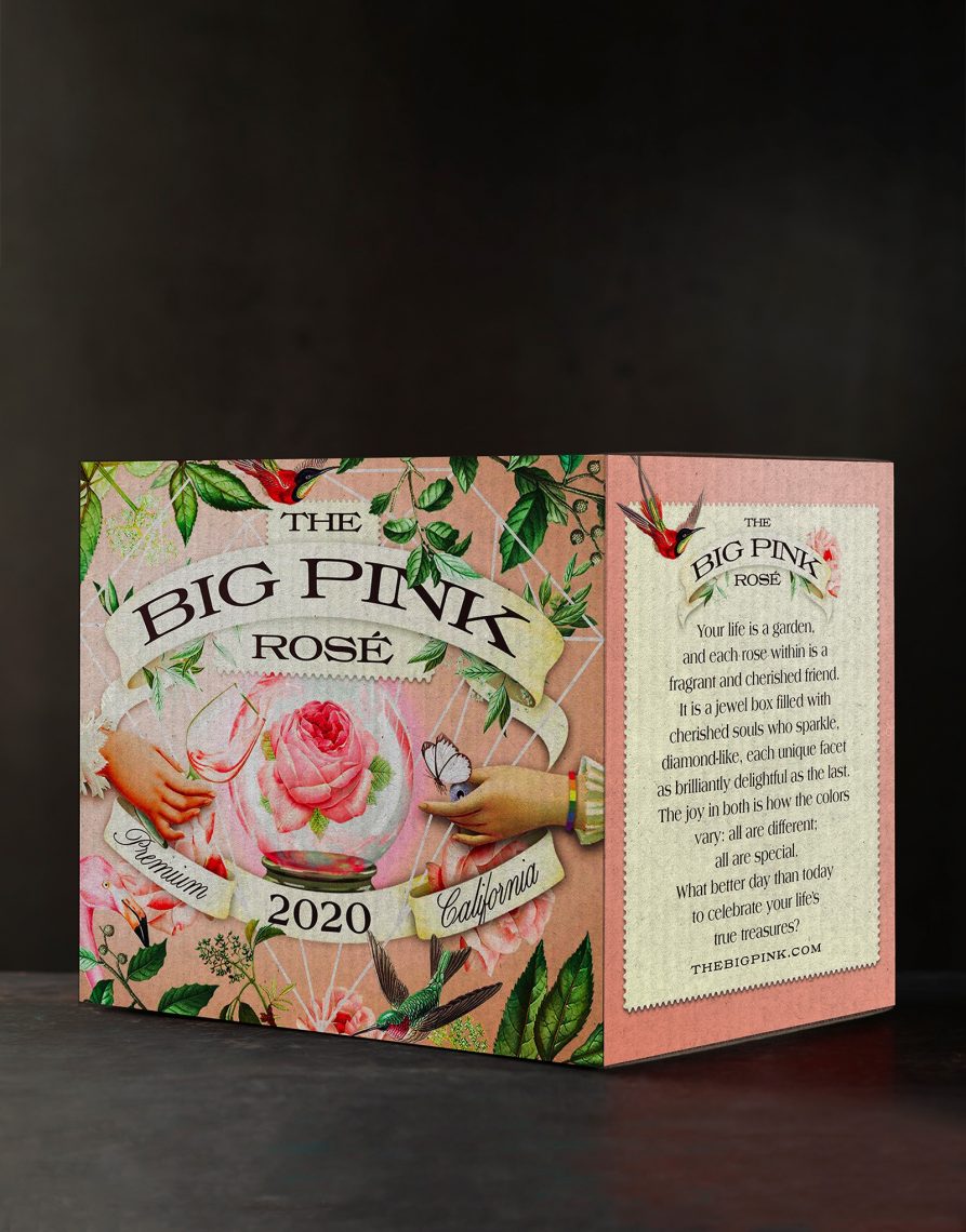 Box carton The Big Pink Rosé