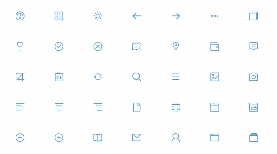 icônes SVG pour le Web