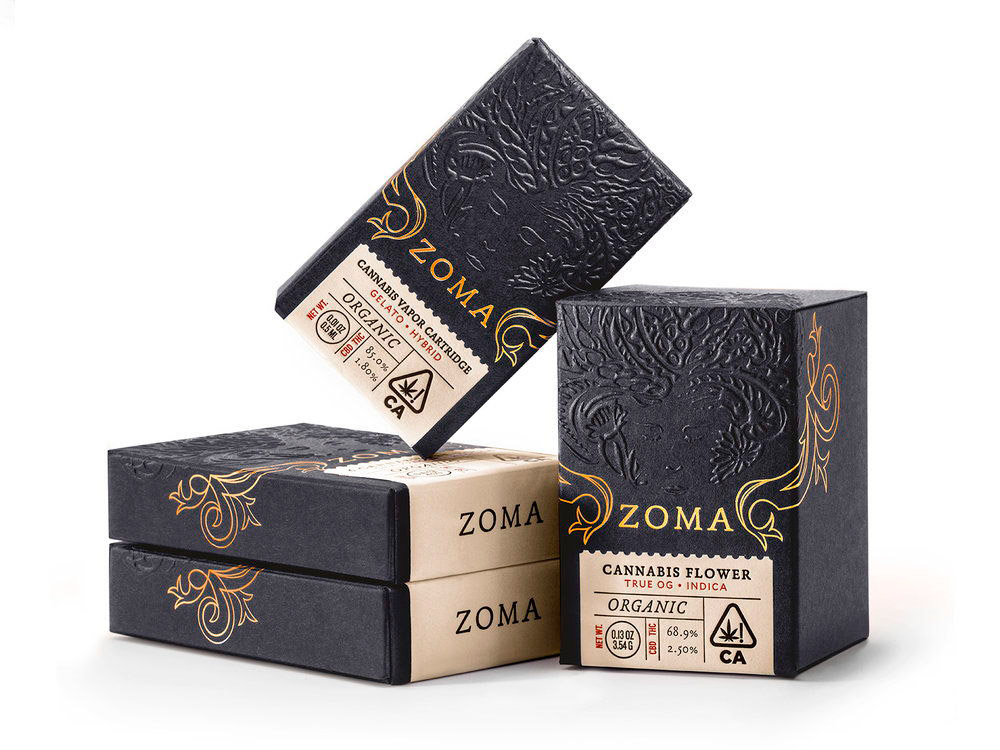 Zoma, Packaging de cannabis